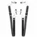 KINK podesivi set intimnih stezaljki 4-pack, dužine 34-48 cm, crne