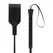 Darkness Fetish crni široki bič 53cm – izdržljiv PVC, ergonomska drška