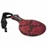 CalExotics Scandal dvostruki okrugli paddle – dvoslojni, 12.75 cm, crni/crveni