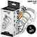 Addicted Toys Silver Lock Metal Chastity System S - Secure Cage Design