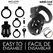 ADDICTED TOYS Locked Silent Keep Sistem Čednosti 7,5 cm Crni Set