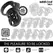 ADDICTED TOYS Locked Silent Keep Sistem Čednosti 7,5 cm Crni Set