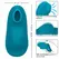 CalExotics Envy Handheld Rolling Ball Massager 7 Modes Blue Silicone