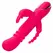 CalExotics Jack Rabbit Signature Grejani Silikonski Triple Fantasy Pink