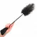 KINK Ostrich Feather Tickle Wand with Lace Handle 56 cm - Black Elegance