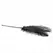 KINK Ostrich Feather Sensory Duster 19 cm - Elegant Black Accessory