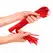 KINK Crveni mekani PVC bič 70cm - fleksibilni dodatak za udarce