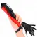 KINK Soft Tail Impact Whip 50 cm - Compact Flexible Model, Black