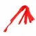 KINK Red Wide Tail Whip 48.5 cm - Durable Multi-Tail Impact Tool
