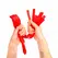 KINK Red Wide Tail Whip 48.5 cm - Durable Multi-Tail Impact Tool
