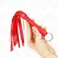 KINK Simple Mini Red Whip 28cm - Compact Faux Leather Impact Tool