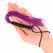 KINK Mini Silicone Whip with 6 Purple Beads 26cm - Flexible Impact Tool