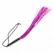 KINK Mini Silicone Whip with 6 Purple Beads 26cm - Flexible Impact Tool