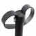 OHMAMA Silver Bracelet Handle Whip 64cm PVC/Wood/Iron