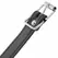Darkness Adjustable Support Ring with Vegan Leather Strap & Metal Chain