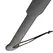 Darkness Crni Fetiš Paddle 34x5cm - Moderni PU Kožni Impact Alat