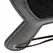 Darkness Crni Velur Paddle sa Šiljcima 19x15cm - Premium Izdanje