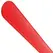 Darkness Crveni Fetiš Paddle 48cm - Izdržljiva PU Koža, Šiljci, Crni/Crveni