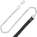 Darkness Leather Neck Accessory with Adjustable Padded Collar & Leash