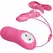 Baile Romantic Wave Adjustable Vibrating Clamps with Electroshock Fuchsia