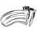 Metal Hard Bird Stainless Steel Secure Chastity Cage 36mm Ring Set