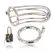 Metal Hard Bird Stainless Steel Secure Chastity Cage 36mm Ring Set
