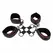 CalExotics Scandal Hog Tie - Podesivi Sistem za Stezanje, Crveni i Crni, 30.5 cm