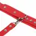 Subblime 953706 Adjustable Handcuffs and Bondage Belt Red One Size