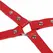 Subblime 953706 Adjustable Handcuffs and Bondage Belt Red One Size