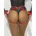 Subblime 953706 Adjustable Handcuffs and Bondage Belt Red One Size
