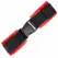 KINK Najlonske Podesive Lisice za Ručne Zglobove Crne 25-35 cm x 6 cm Hook & Loop