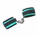 KINK Podesive najlonske lisice za ruke, crno-plave, 18-32 cm x 5 cm