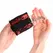 KINK Scandal Wrist Restraints Red-Black - Adjustable Padded Cuffs