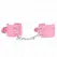 KINK Podesive lisice za ruke, roze, 20-23 cm x 5.5 cm, mekana postava