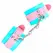 KINK Cute podesive lisice za ruke, plavo-roze, 16-28 cm x 5 cm