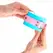 KINK Cute podesive lisice za ruke, plavo-roze, 16-28 cm x 5 cm