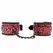 KINK Dijamant uzorak podesive lisice za ruke, tamno crvene, 17-26 cm x 5.5 cm