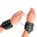KINK Black Point podesive trake za ruke sa lancem, 17-23 cm, crne