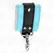 KINK Premium podesive lisice za ruke sa bravom, crno-plave, 21-28 cm