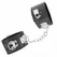 KINK Podesive lisice za ruke sa sistemom katanca, crne, 16-23 cm