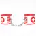 KINK Mini Nurse podesive lisice za ruke, 18-23 cm x 5 cm - crna veganska koža