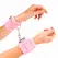 KINK Podesive lisice za ruke sa krznom Roze 17-29cm Premium udobnost