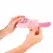 KINK Podesive lisice za ruke sa krznom Roze 17-29cm Premium udobnost