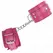 KINK 3 D-prsten Podesive lisice za ruke Roze 17.5-25cm x 6cm