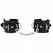 KINK Adjustable 3 D-Ring Wrist Restraints Black 17.5-25cm x 6cm