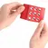 KINK Lisice za ruke Crvene Podesive 19-24 cm x 5.5 cm Siguran sistem kopcanja