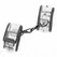 KINK Prozirne podesive lisice za ruke 18-30 cm x 5.5 cm Transparentan dizajn