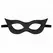 KINK Leatherette Eye Mask Model 2 Black 23x7.5 cm Adjustable Strap