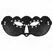 KINK Mask za oci Model 1 Premium party povez za oci 27.5x12cm Crna