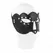 KINK Mask za oci Model 1 Premium party povez za oci 27.5x12cm Crna
